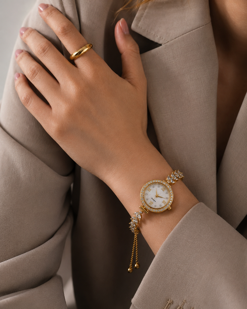 Freya Crystal Bracelet Watch