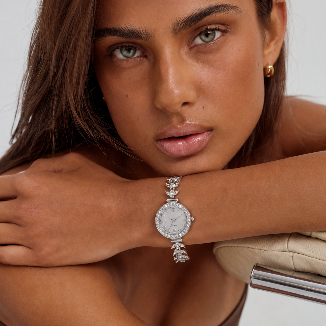Freya Crystal Bracelet Watch
