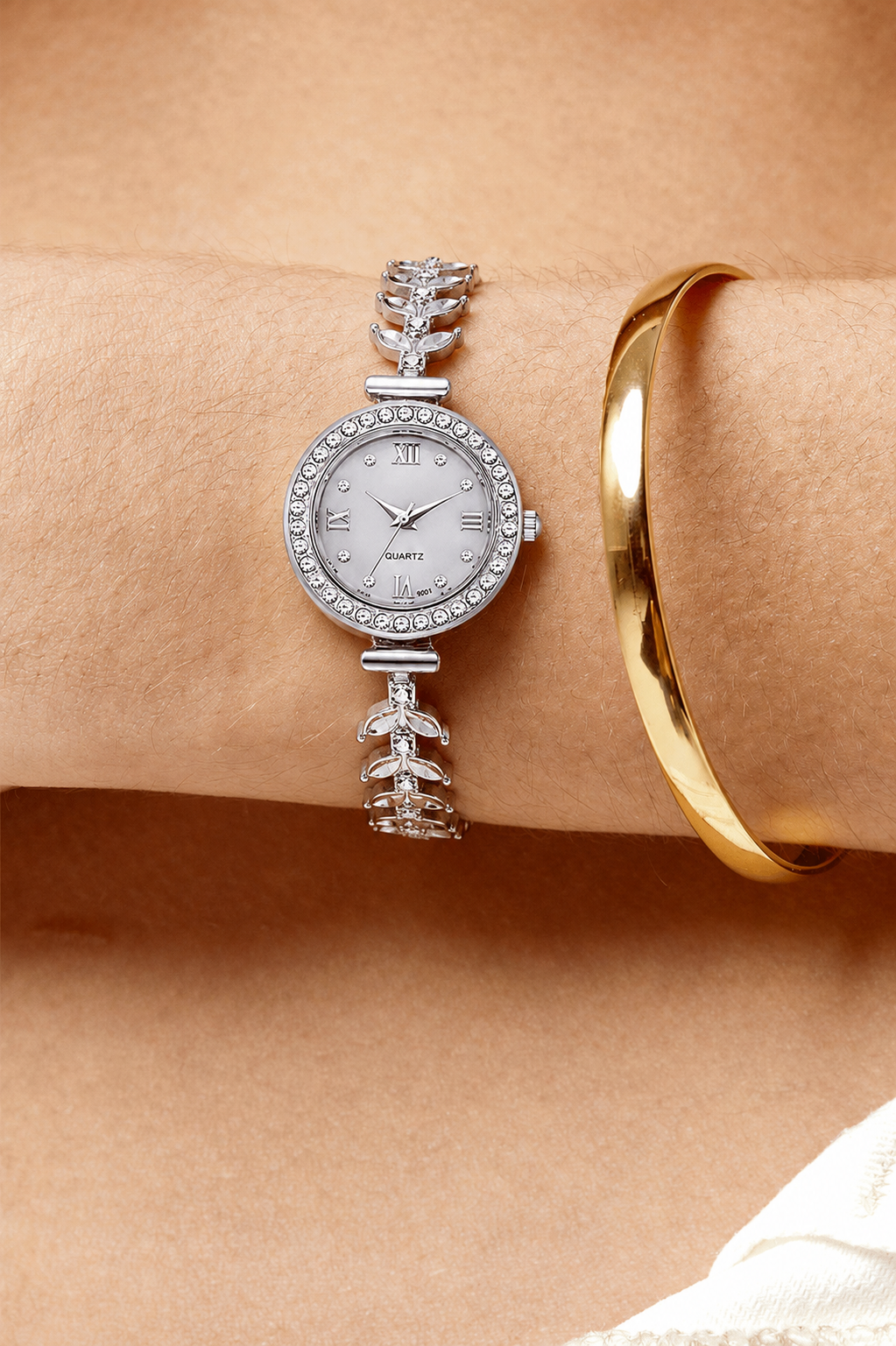 Freya Crystal Bracelet Watch