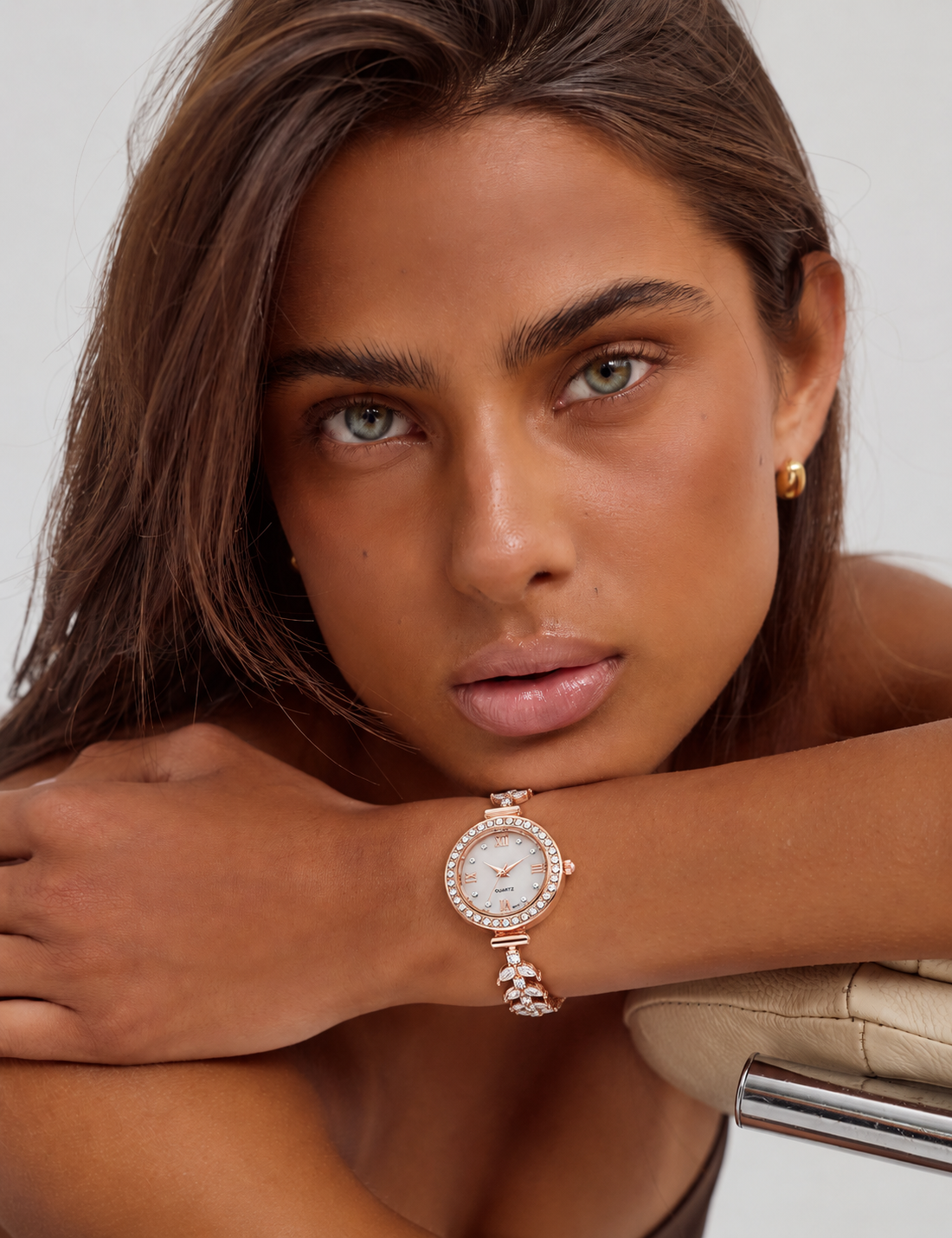 Freya Crystal Bracelet Watch