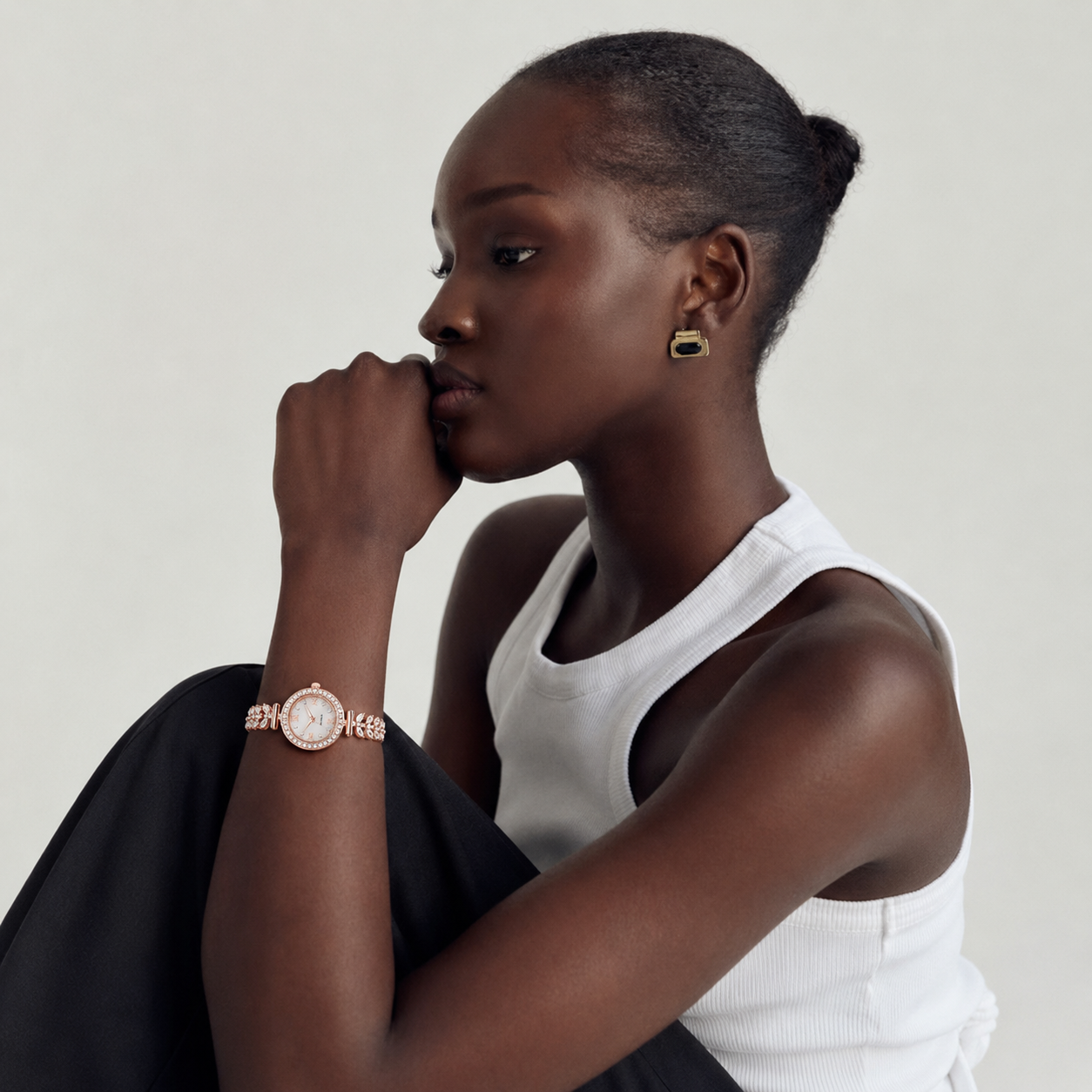 Freya Crystal Bracelet Watch