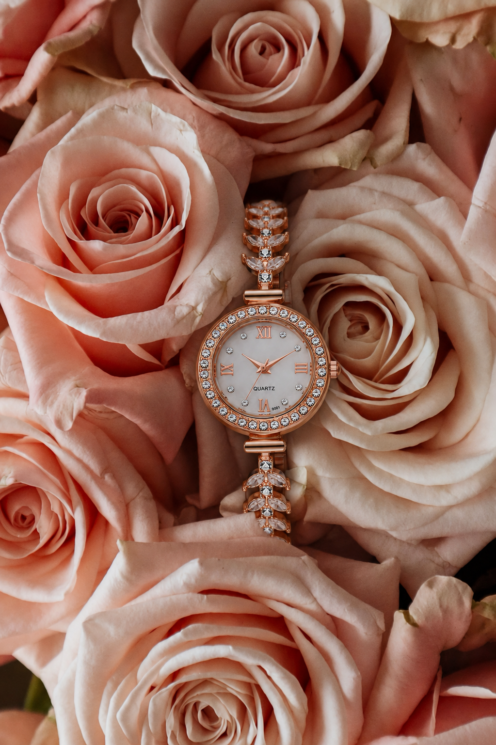 Freya Crystal Bracelet Watch