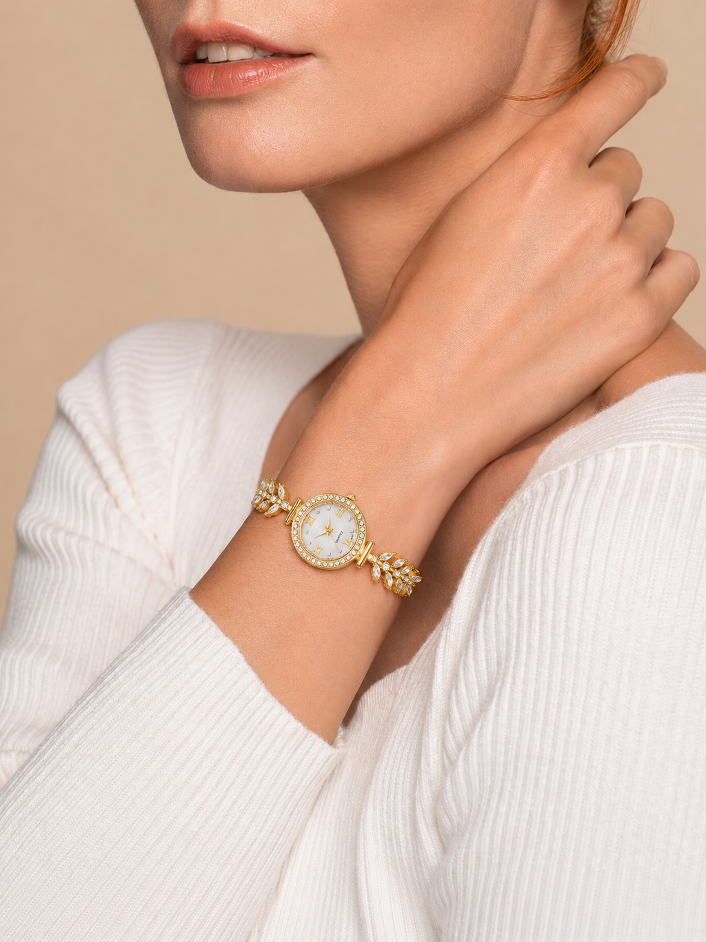 Freya Crystal Bracelet Watch