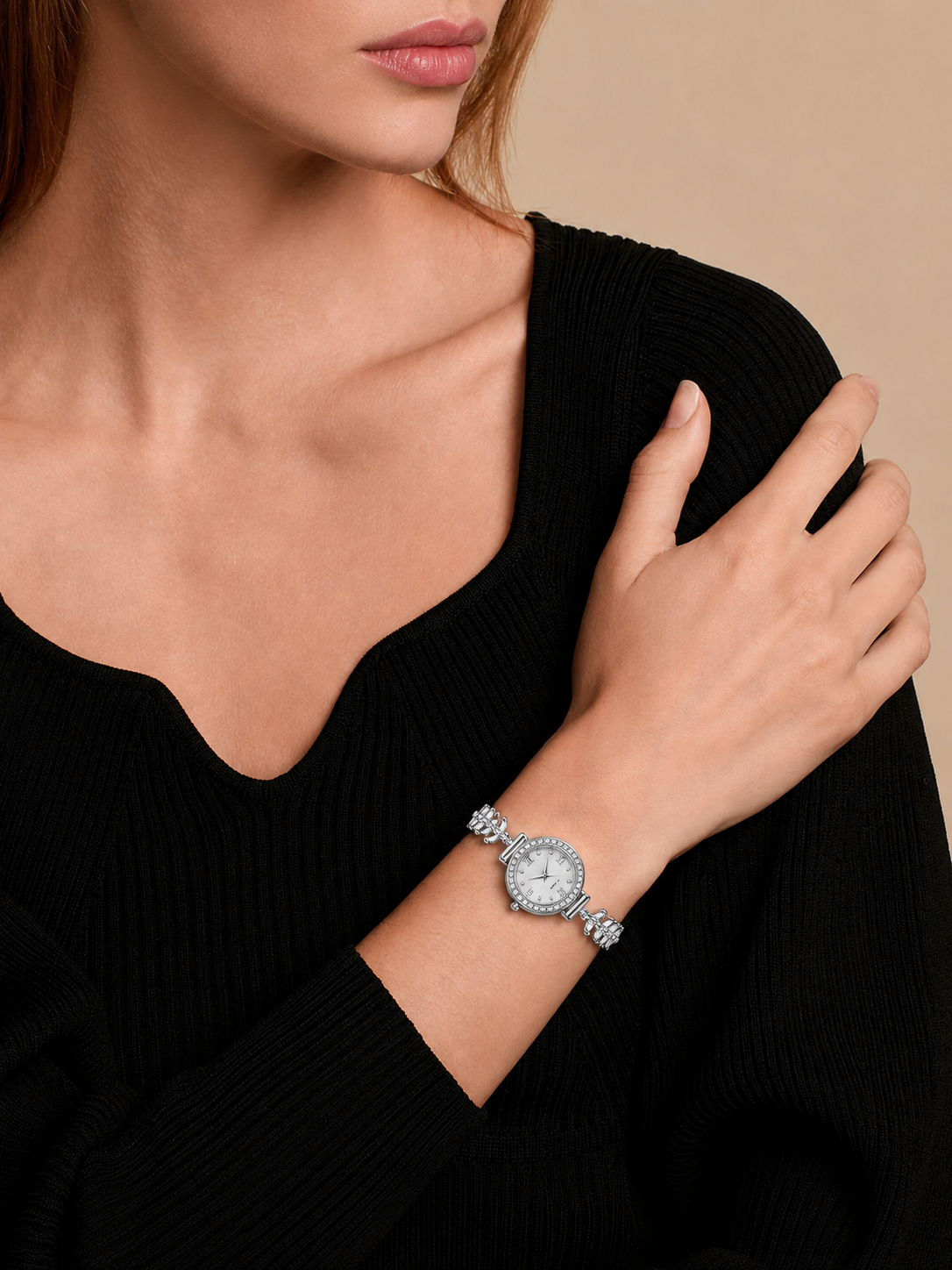 Freya Crystal Bracelet Watch