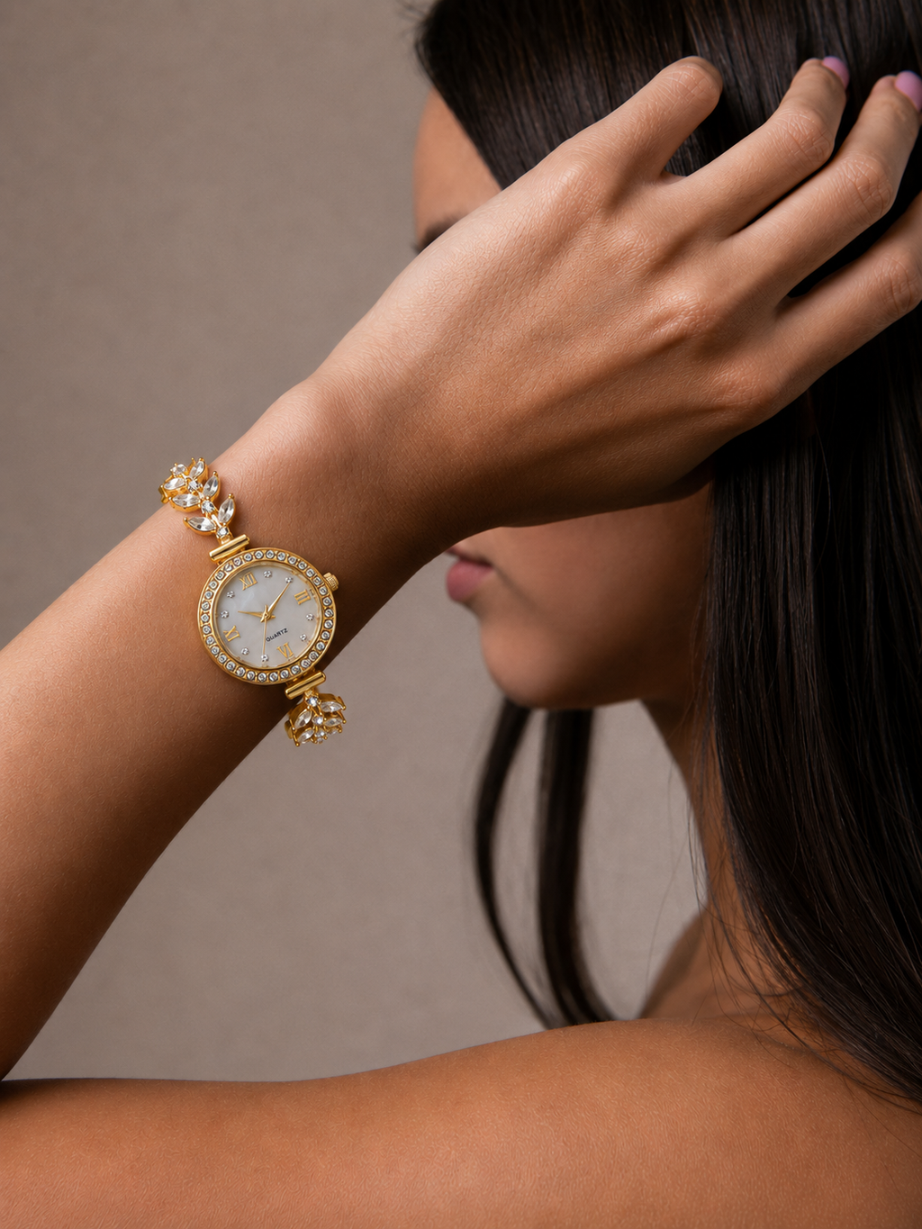 Freya Crystal Bracelet Watch