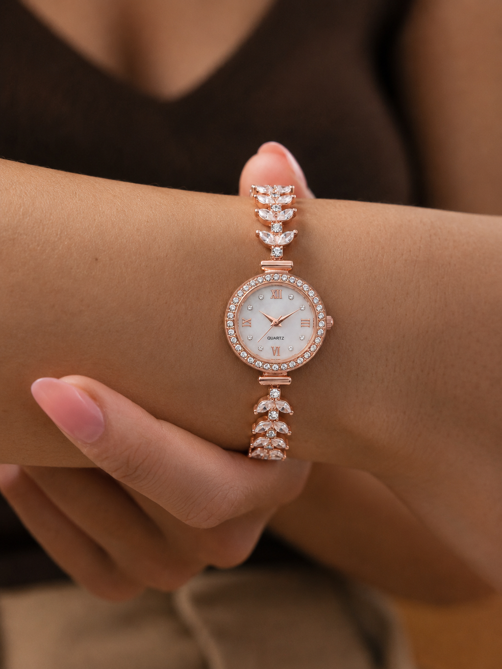 Freya Crystal Bracelet Watch