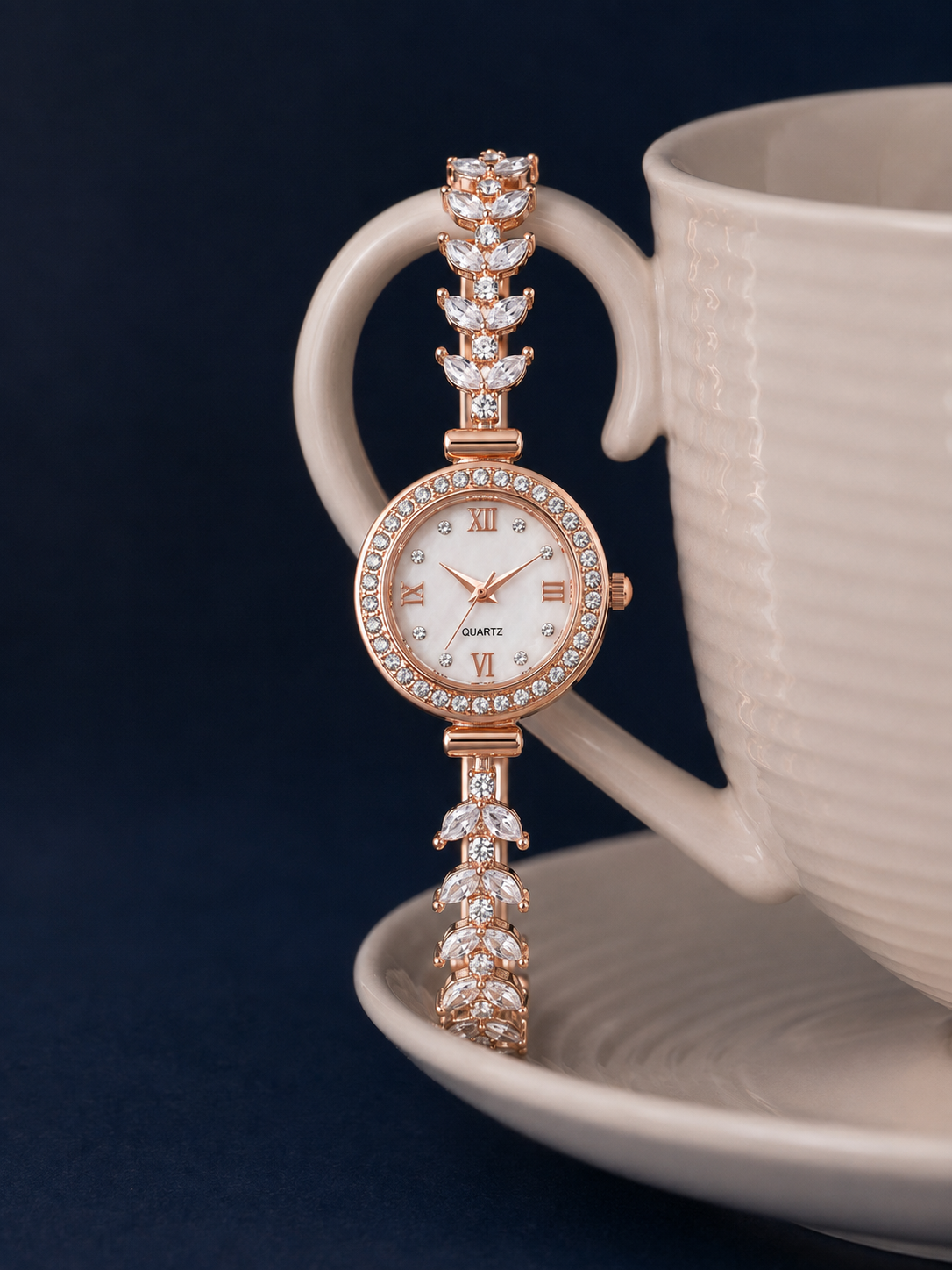 Freya Crystal Bracelet Watch