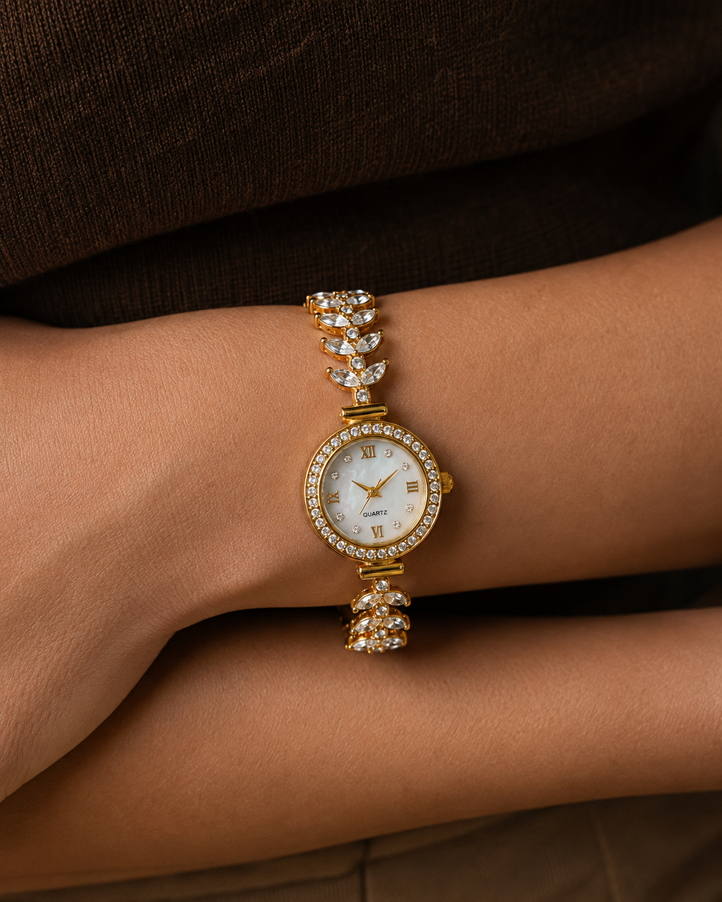 Freya Crystal Bracelet Watch