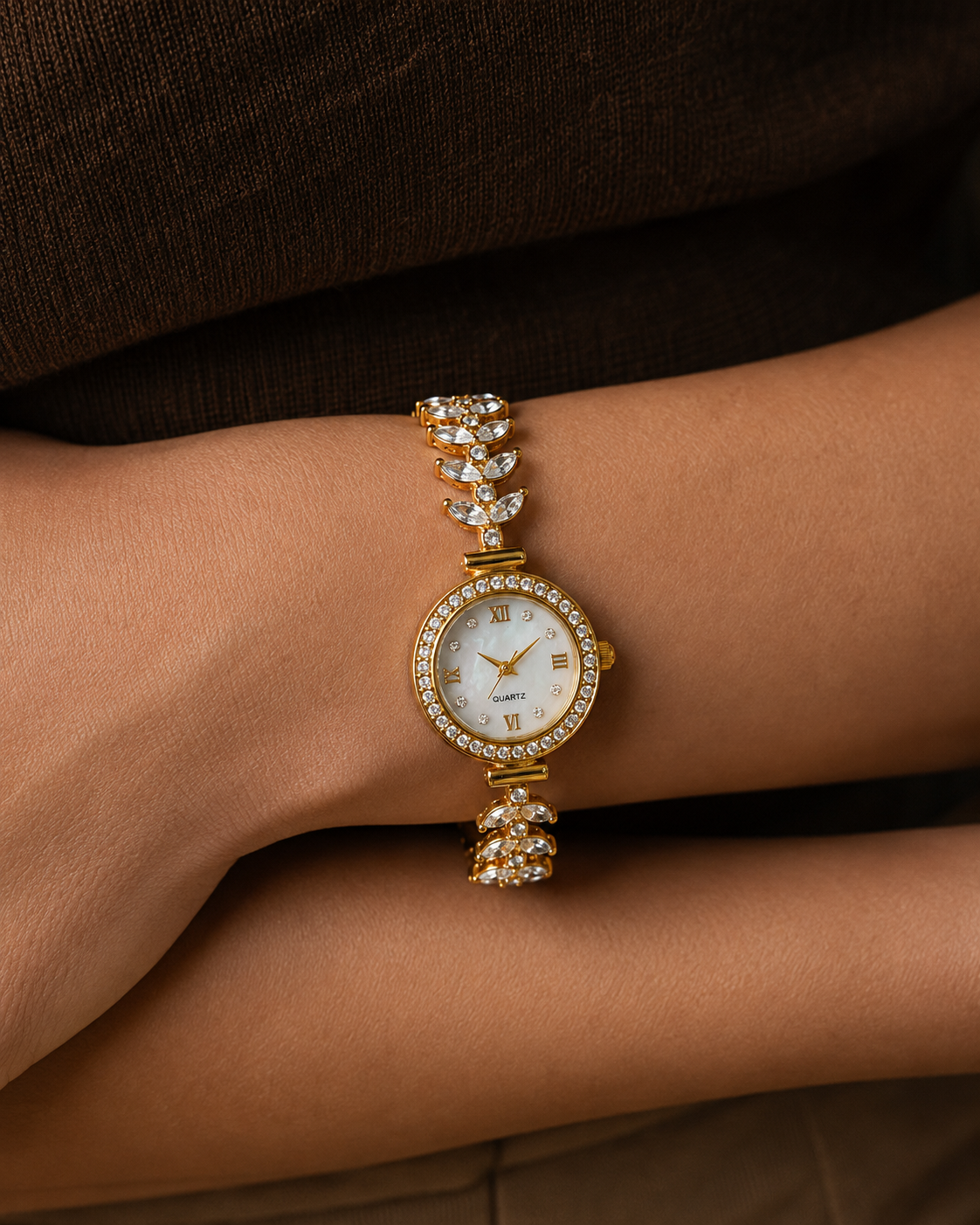 Freya Crystal Bracelet Watch