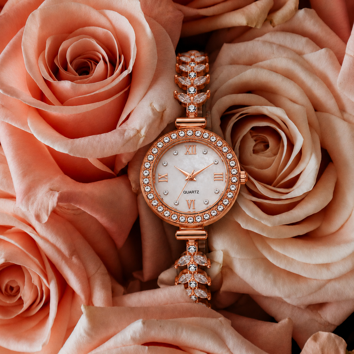 Freya Crystal Bracelet Watch