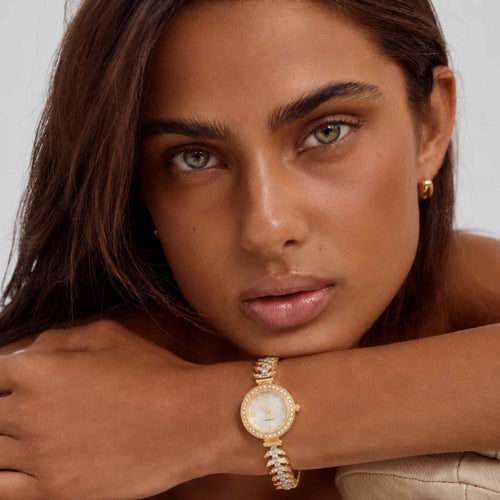 Freya Crystal Bracelet Watch